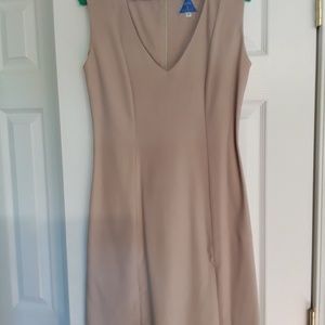 Beige career dress